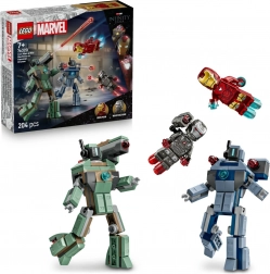 LEGO Marvel Bauset: Iron Man und War Machine vs. Hammer-Drohnen