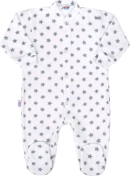 Baby-Overall NEW BABY Classic II grau mit Sternchen