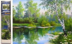 Diamantmalerei Frühlingslandschaft 30x40 cm