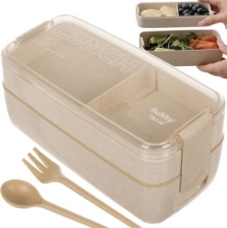 Lunchbox Ruhhy 750 ml mit Besteck-Set