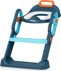 Kinder-Toilettensitz mit Leiter Chipolino Flippy blau