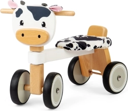 Lauflernwagen Holzkuh für Kinder