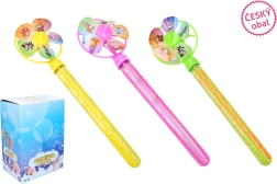 Seifenblasen-Set mit Windrad, 76 ml, 34 cm – tschechische Verpackung