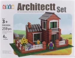 Bausatz Haus mit Garten aus Kunststoff