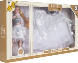 Puppe mit Rock für Kinder – abgestimmtes Umkleide-Set