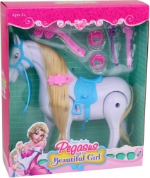 Interaktives Pferd mit Kamm und Musik