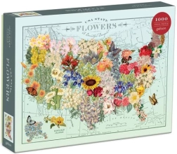 Puzzle Blumen USA 1000 Teile