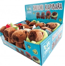 Plüsch-Schlüsselanhänger Capybara mit squishy Bäuchlein Toys Inn
