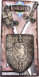 Kinder-Set Schild und zwei Schwerter 60 cm