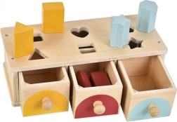 Holz-Formensortierer mit Schubladen 2Kids Toys