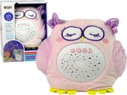 Süße Plüsch-Eule mit farbigem Sternenprojektor und Melodien