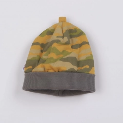 Baby-Mütze aus Baumwolle NEW BABY With Love senfgelb