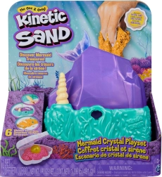 Kinetic Sand Meerjungfrau – glitzerndes Set mit Kristallbox, 480 g