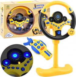 Interaktives Lenkrad auf Ständer + Geräusche der Fernbedienungstasten ZA3965