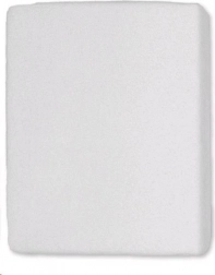 Frottee-Spannbettlaken für Kinderbett weiß 120 × 60 cm