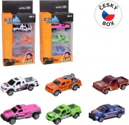 Metall-Lastwagen, zwei Typen