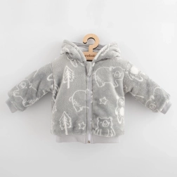 Gefütterte Baby-Kapuzenjacke New Baby Winter Times
