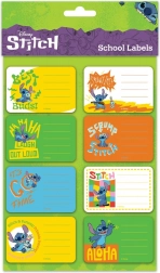 Selbstklebende Etiketten für Hefte mit Lilo & Stitch Motiven