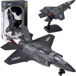 Metallisches Militärflugzeug F-25 mit Sound und Licht – Cy