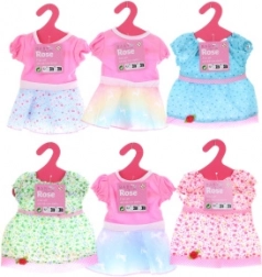 Puppenkleidchen für 40–45 cm Puppen, Farbmix
