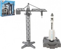 Spielset Space Shuttle mit Kran und Startstation