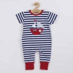 Jungen Sommer-Baumwoll-Overall NEW BABY Marine