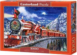 Puzzle mit 1000 Teilen – Weihnachtszug SANTA