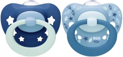 NUK Signature Schnuller, Silikon, 6–18 Monate, 2 Stk.
