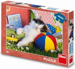 Puzzle Kätzchen ruht sich aus 100 XL Teile