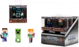 Minecraft Sammelfigur aus Metall 6,5 cm – Steve, Alex, Creeper oder Warden