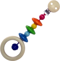 Hess Clip für den Kinderwagen bunt