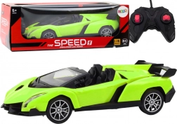Grünes ferngesteuertes Sportauto 1:18