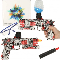 Wasser-Gelperlen-Pistole mit USB-Aufladung und Schutzbrille