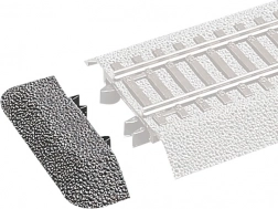 Roco Line Endabdeckung für Bettung H0, 6 Stk.