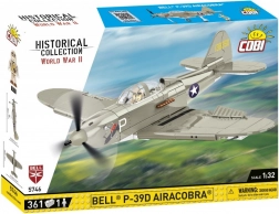 Baumodell Bell P-39D Airacobra aus 361 Teilen