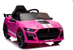 Elektrisches Kinderauto FORD Mustang GT500 Shelby – Rosa