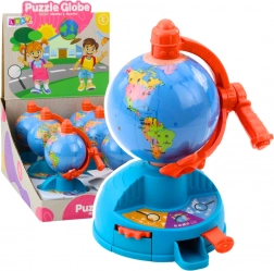 Mini-Globus mit drehendem Zahnrad und beweglichem Flugzeug