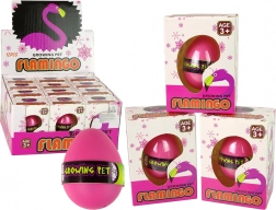 Wachsendes Ei Flamingo 6cm rosa