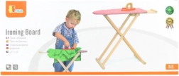 VIGA Holz-Bügelbrett mit Bügeleisen