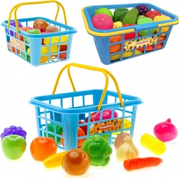 Plastik-Einkaufskörbchen mit Obst und Gemüse CASDON 21 cm