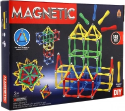 Magnetisches Konstruktionsset mit 148 Teilen