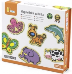 Holzmagnete für Kinder Tiere - Set mit 20 Stück