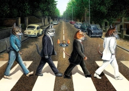 Puzzle Tabby Road 1000 Teile