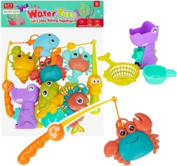 Angelspiel mit Meerestieren für Kinder