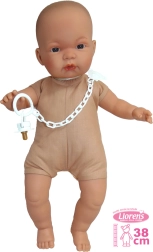 Realistische Babypuppe Llorens – mit Geräuschen und weichem Körper 38 cm