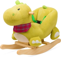 Schaukelnder Plüsch-Dinosaurier mit Melodie Baby Mix