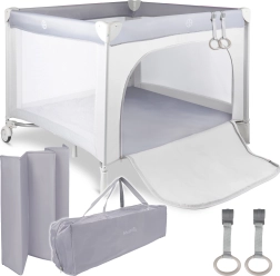 Reise-Kinderlaufstall Zoni grau