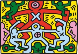 Puzzle 1000 Teile Keith Haring 3 – CLEMENTONI Novo Art Series