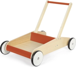 Small Foot Lauflernwagen aus Holz für die ersten Schritte, rot