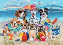 Puzzle Tierische Freunde am Strand 35 Teile